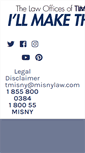 Mobile Screenshot of misnylaw.com